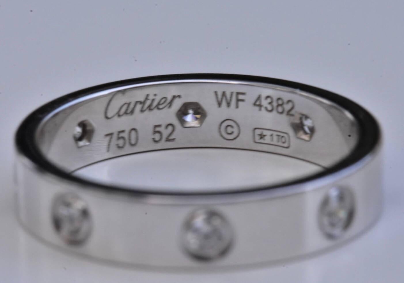 Cartier Diamond Love Ring For Sale 1