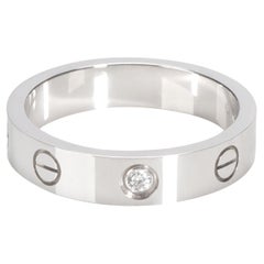 Cartier Diamond Love Ring in 18K White Gold 0.02 CTW