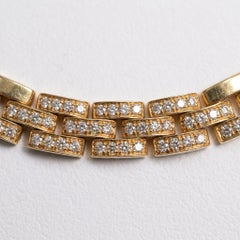 Cartier Diamond Maillon Panthère 18k Yellow Gold Necklace