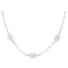 Cartier Diamond Maillon Panthere Links and Chain Collection Necklace 0.82 Carat
