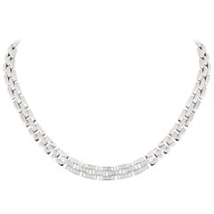 Cartier Diamond Maillon Panthere Necklace