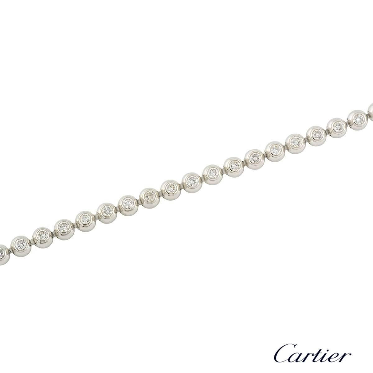 Cartier Diamond Moonlight Necklace 3.36 Carat In Excellent Condition In London, GB