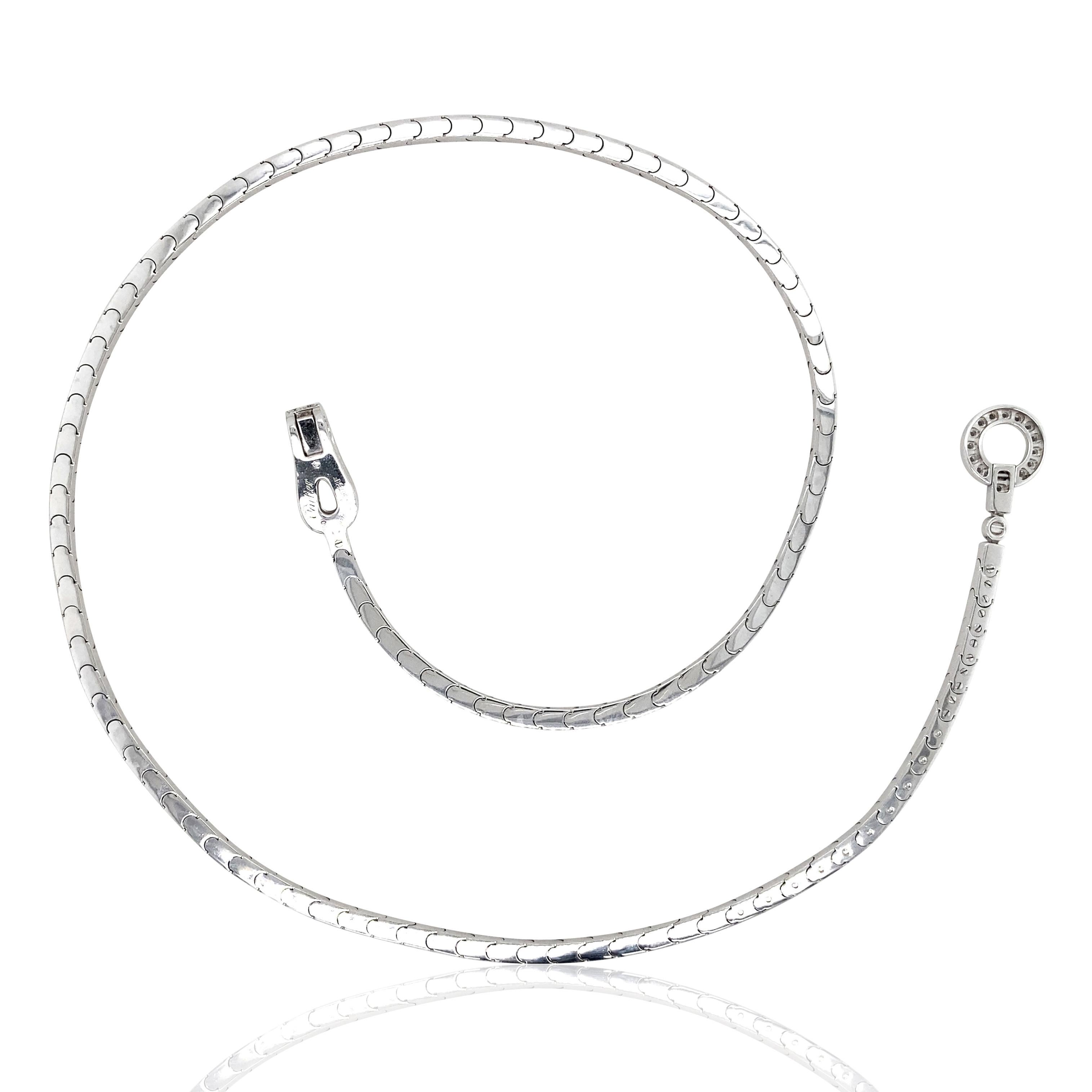 Cartier, Diamond Necklace In Good Condition For Sale In New York, NY