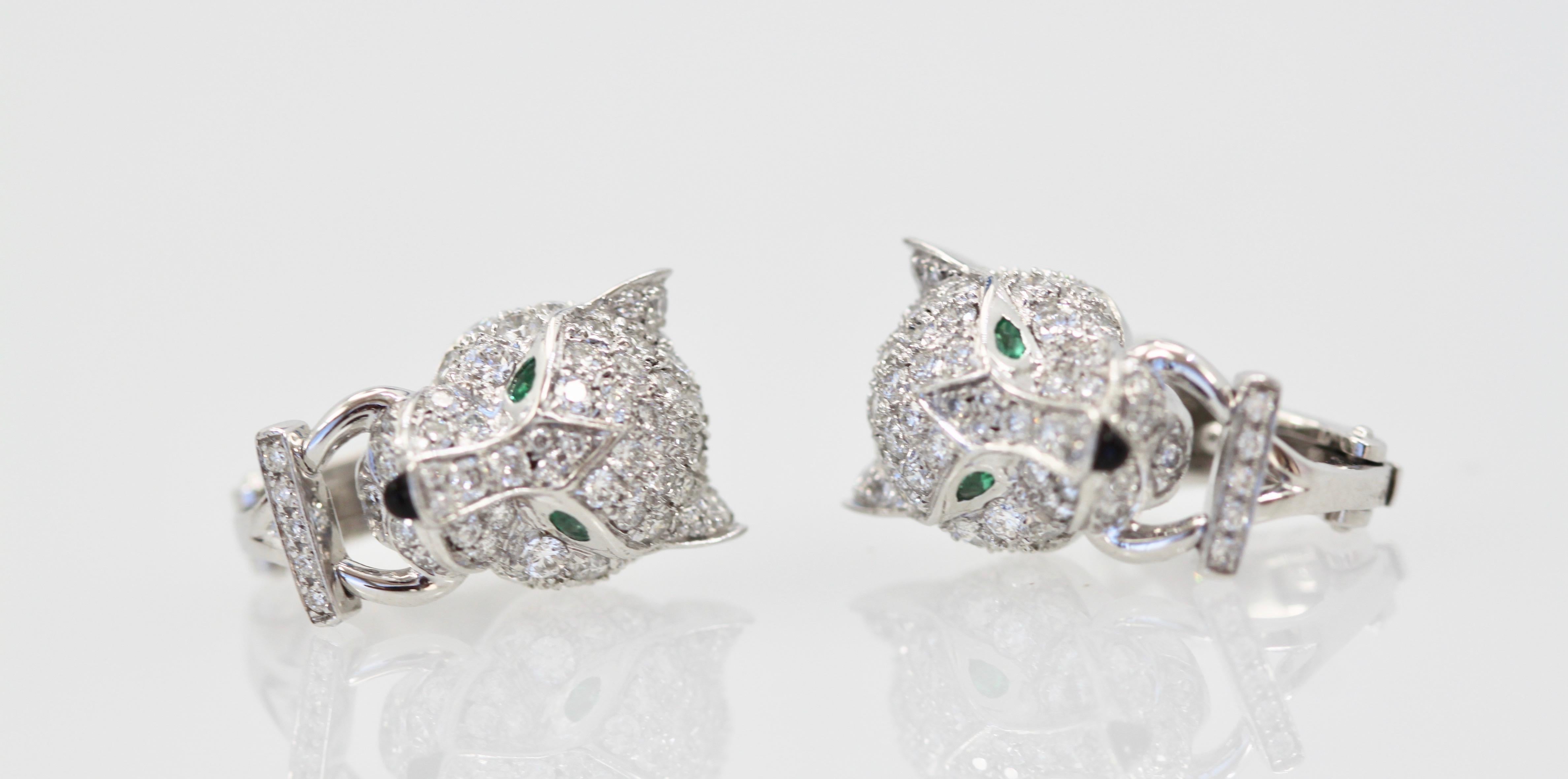 cartier jaguar earrings