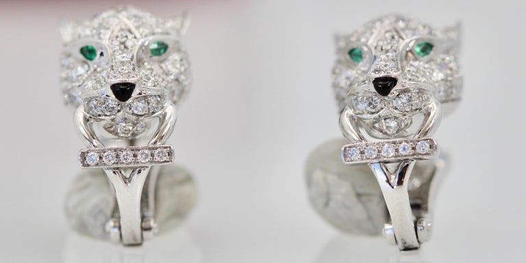cartier jaguar earrings