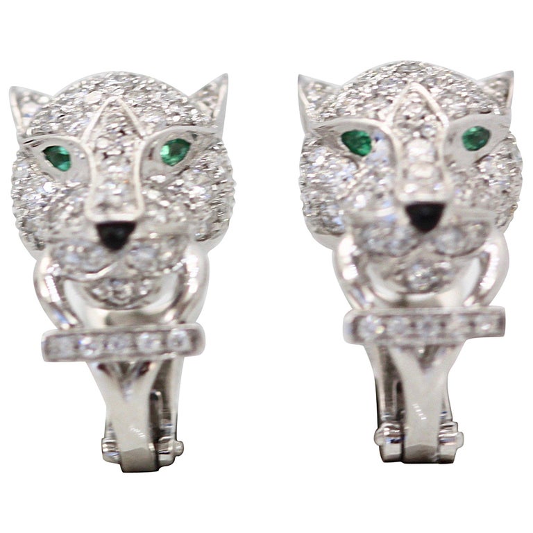 cartier jaguar earrings
