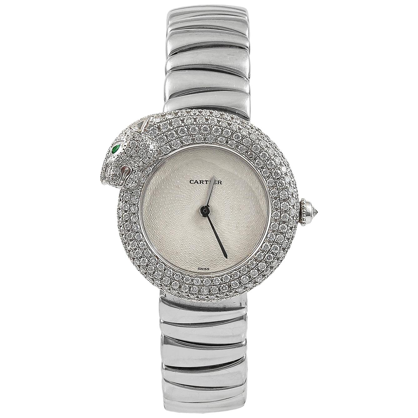 Cartier Diamond Panthere Ladies Watch