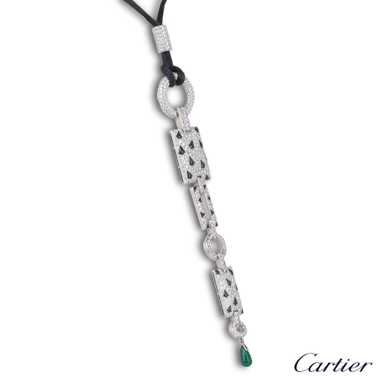 Women's Cartier Diamond Panthere Necklace