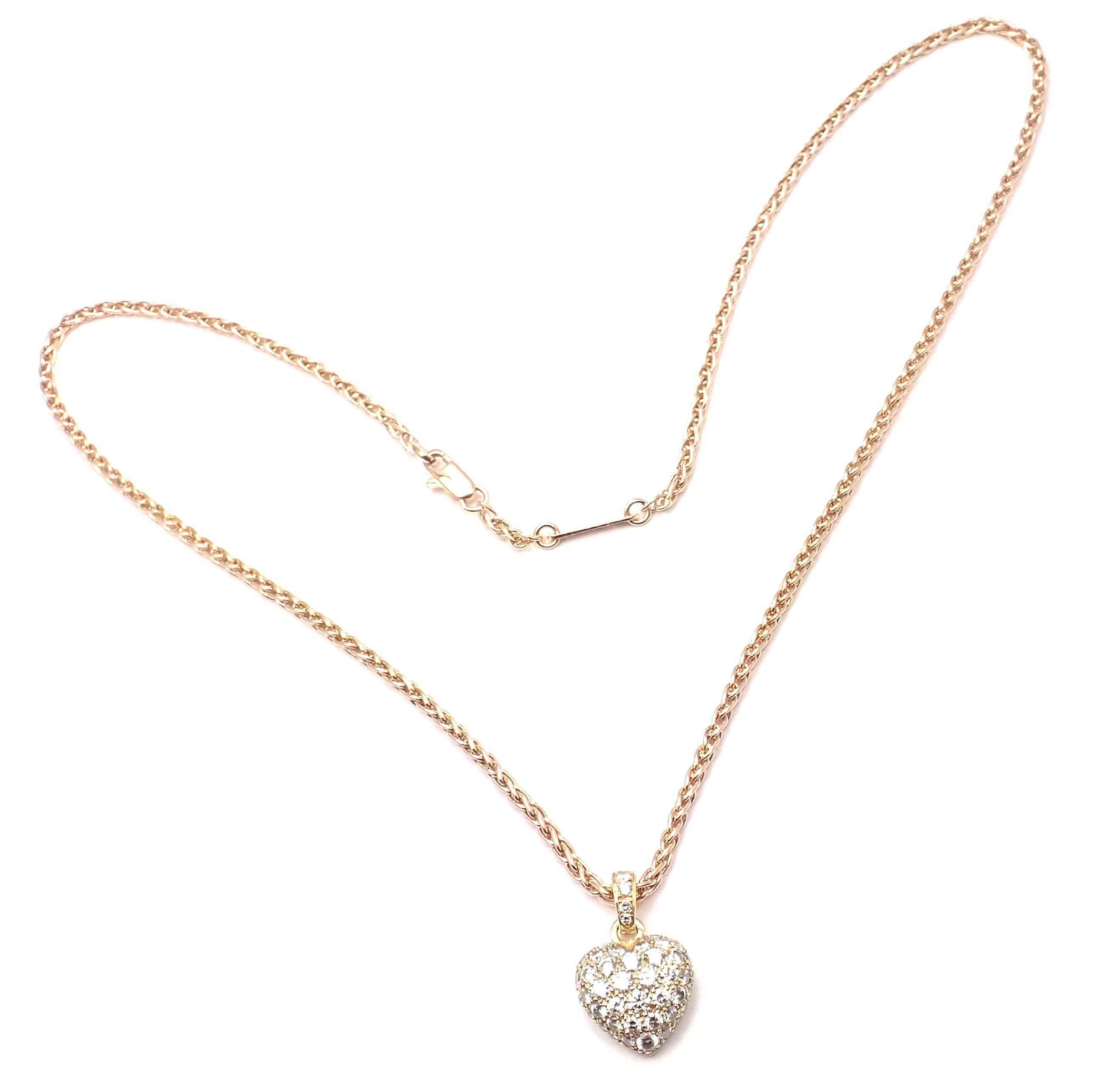big heart necklace gold