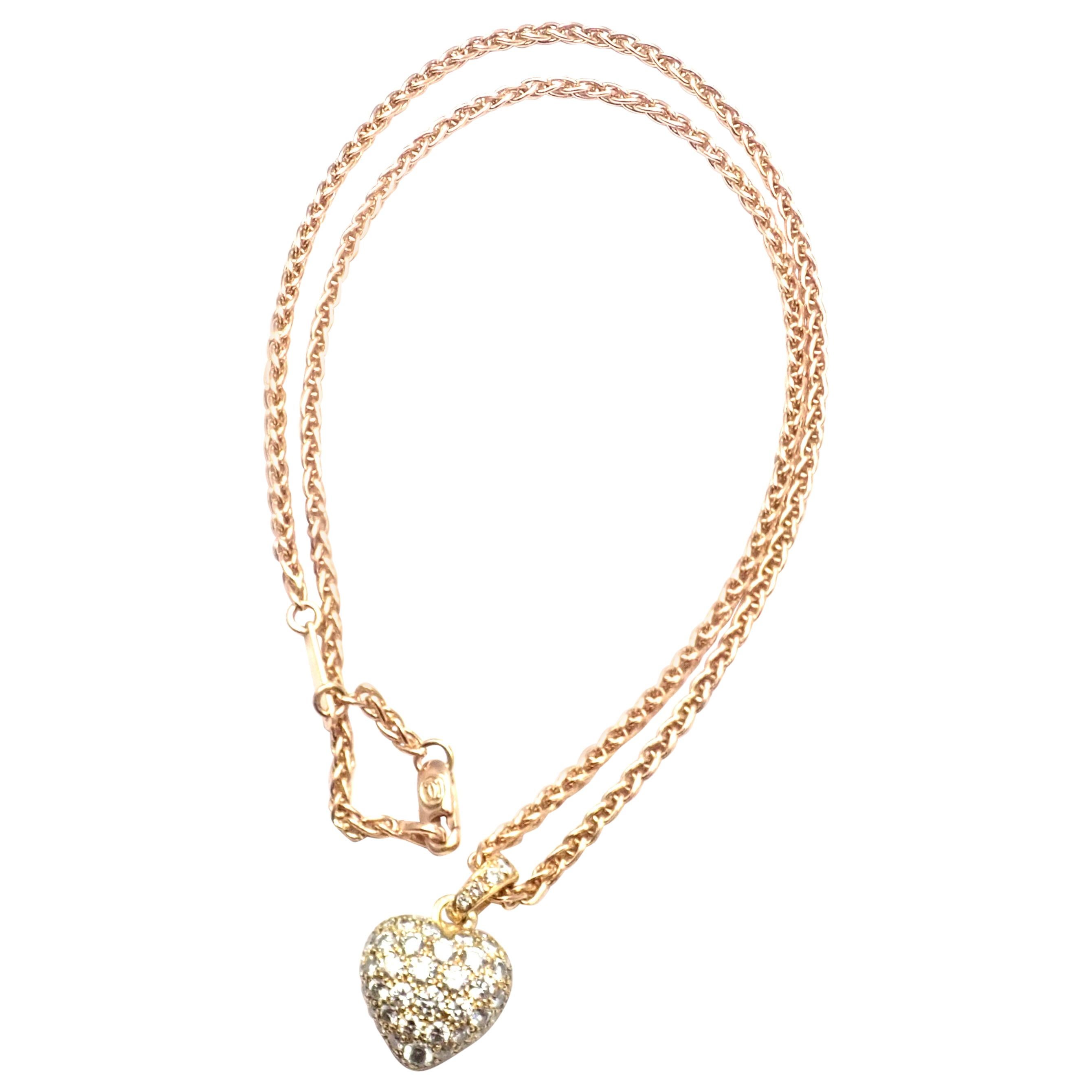14K Large Loopy Heart Necklace | Royal Chain Group