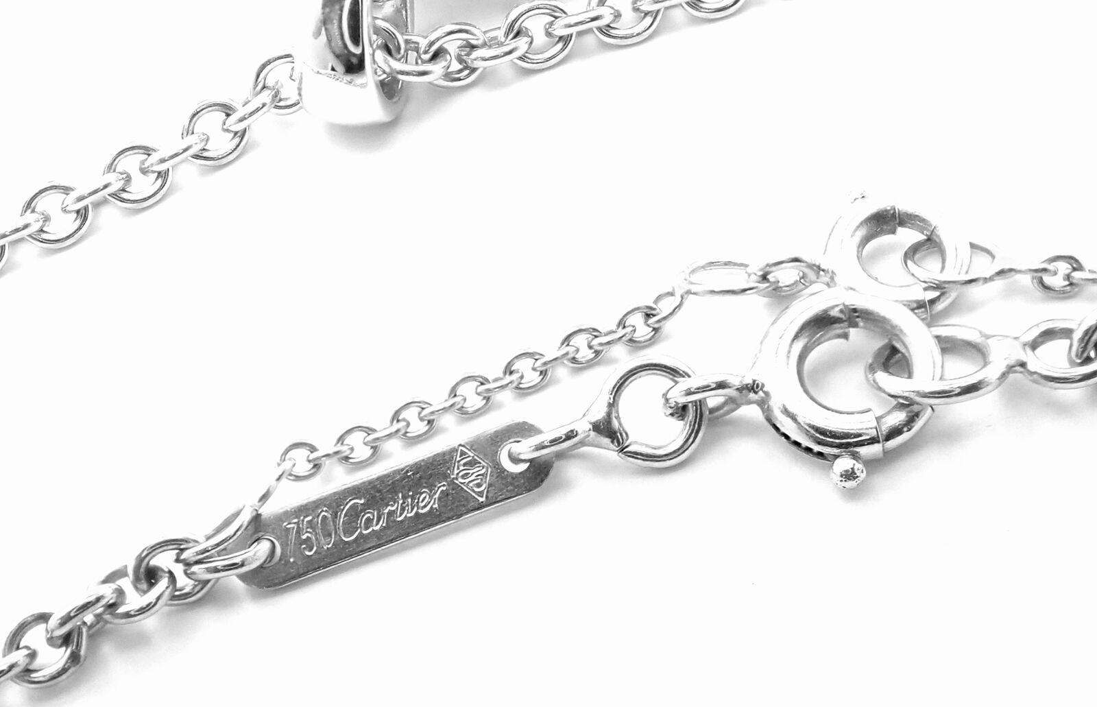 Cartier Diamond Pavé Large Heart White Gold Pendant Necklace 2