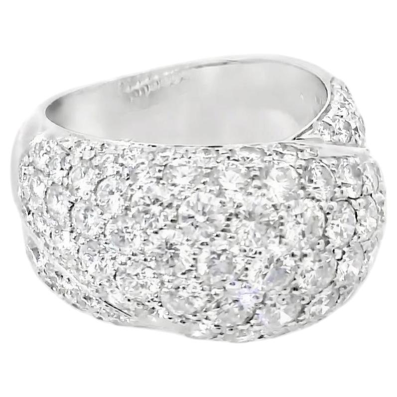Cartier Diamond Pavé Ring in 18K White Gold