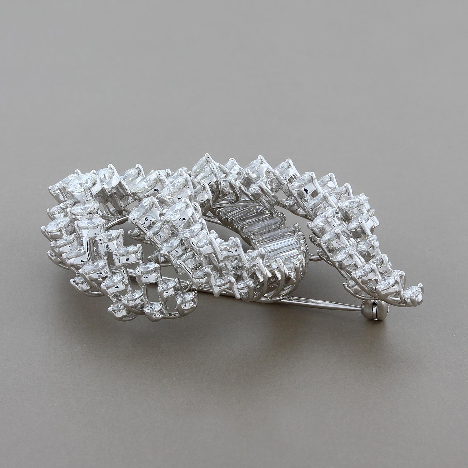 diamond brooch