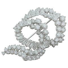 Cartier Diamond Platinum Brooch