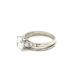 Cartier Diamond Platinum Ring and Band Ring