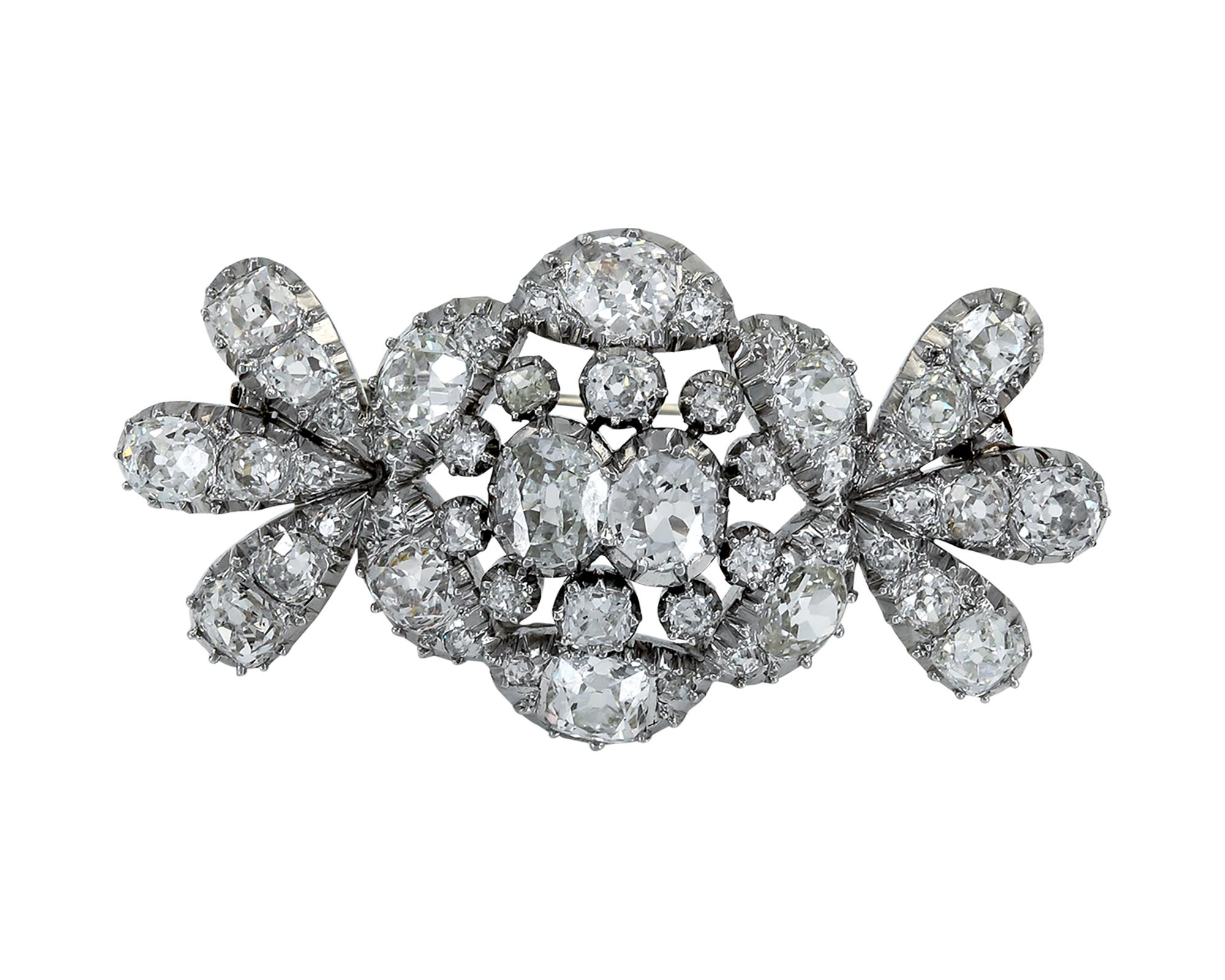 cartier diamond brooch