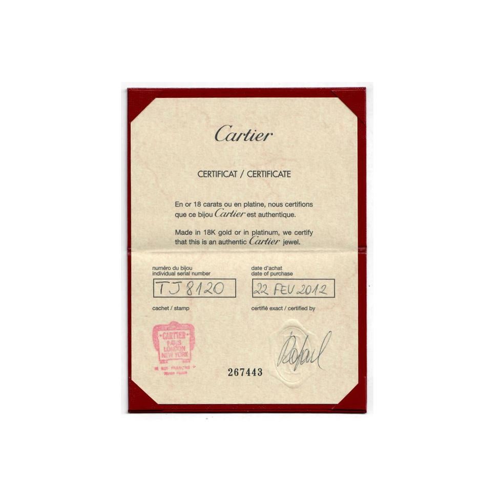 Cartier Diamond Ring, GIA Certified Solitaire Single Stone 2.43 Carat F VVS1 1
