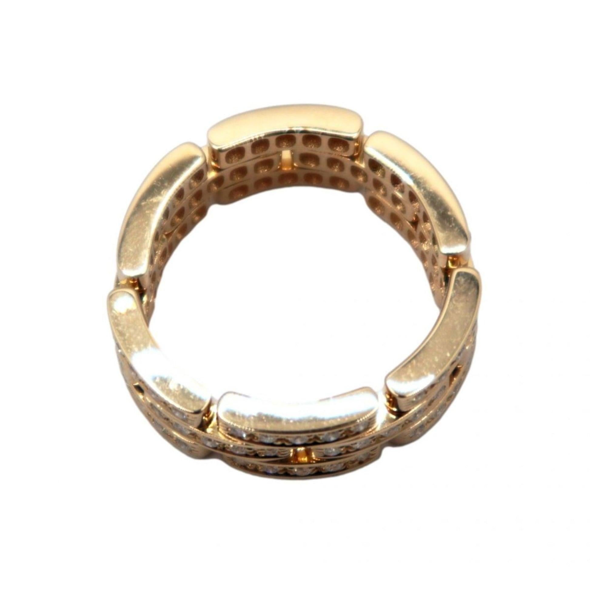 Cartier Diamond Ring in 18K Yellow Gold For Sale 2