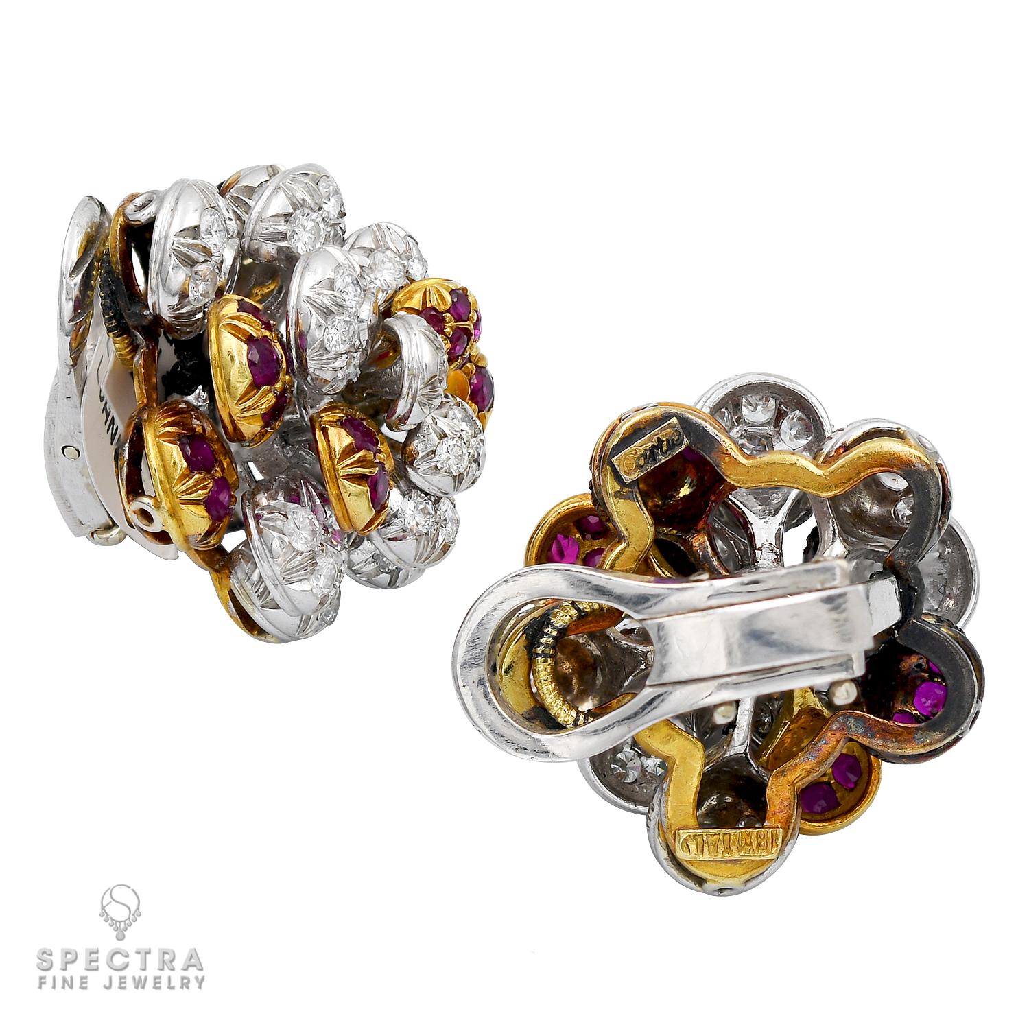 cartier ruby earrings
