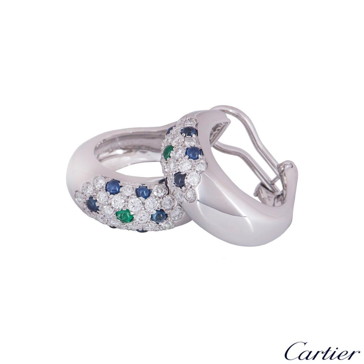 cartier emerald earrings