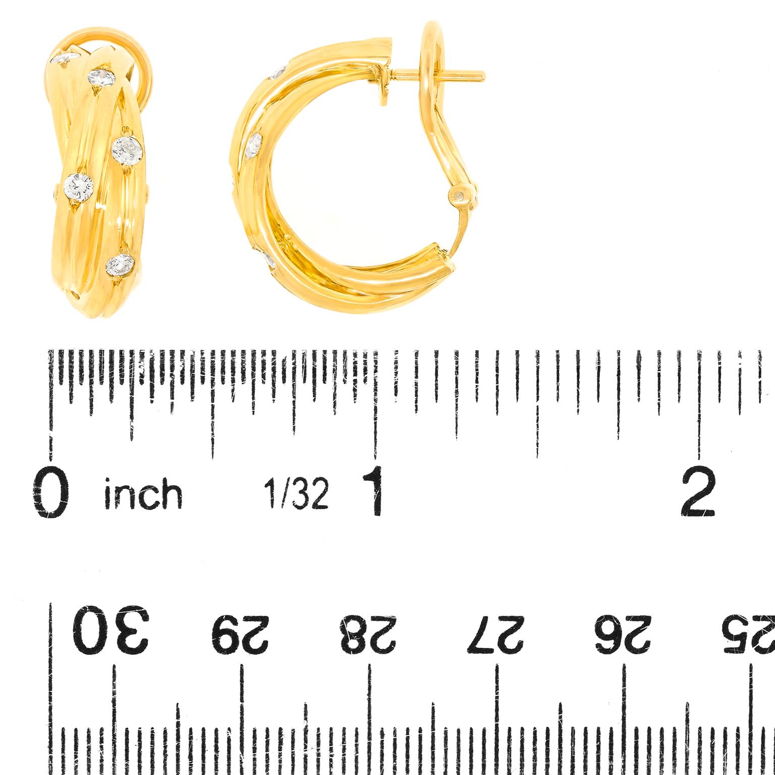 Cartier Constellation-Ohrringe mit Diamantenbesatz 1