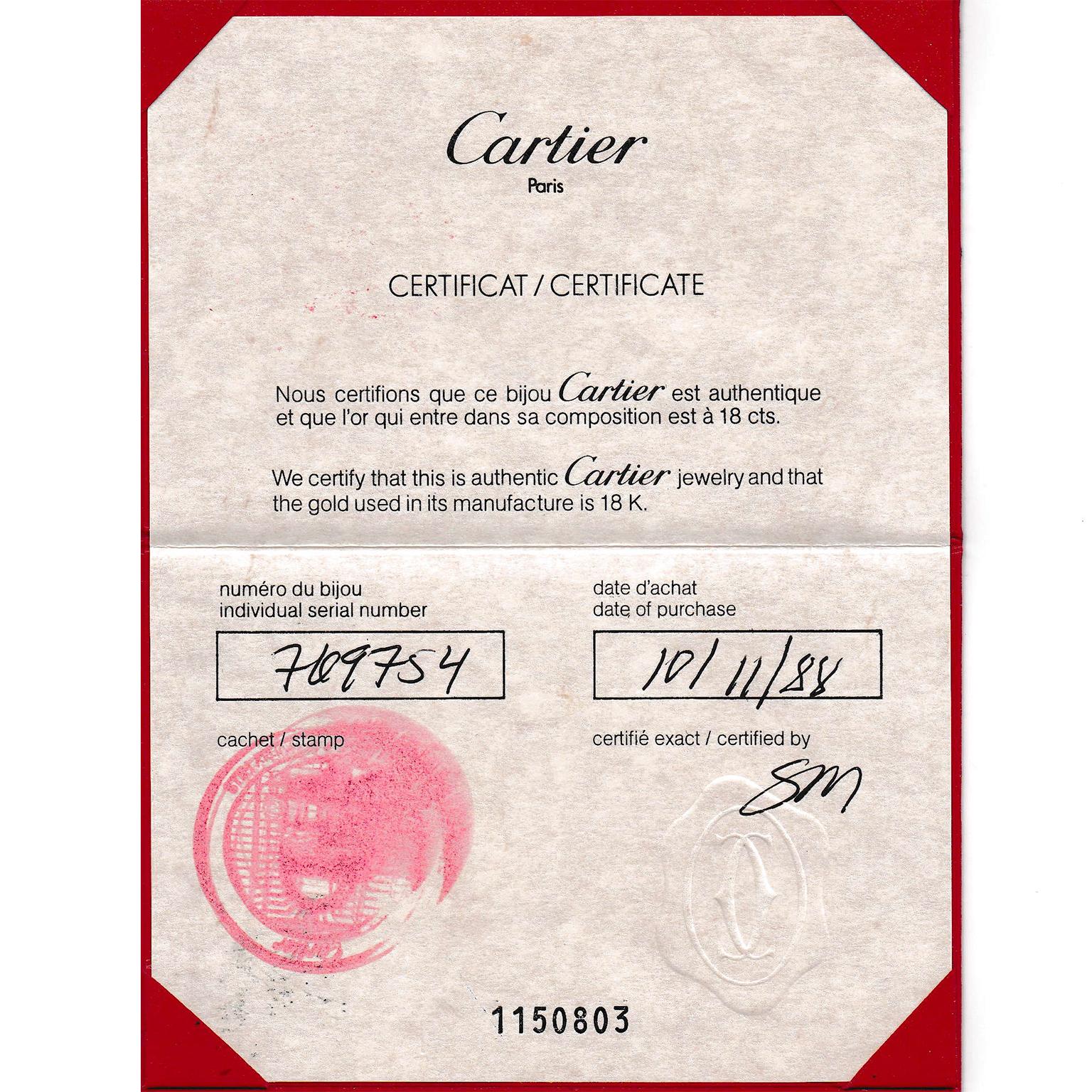 Cartier Constellation-Ohrringe mit Diamantenbesatz 3