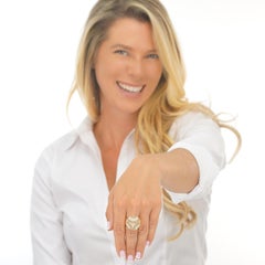 Cartier Diamond Set Gold Ring