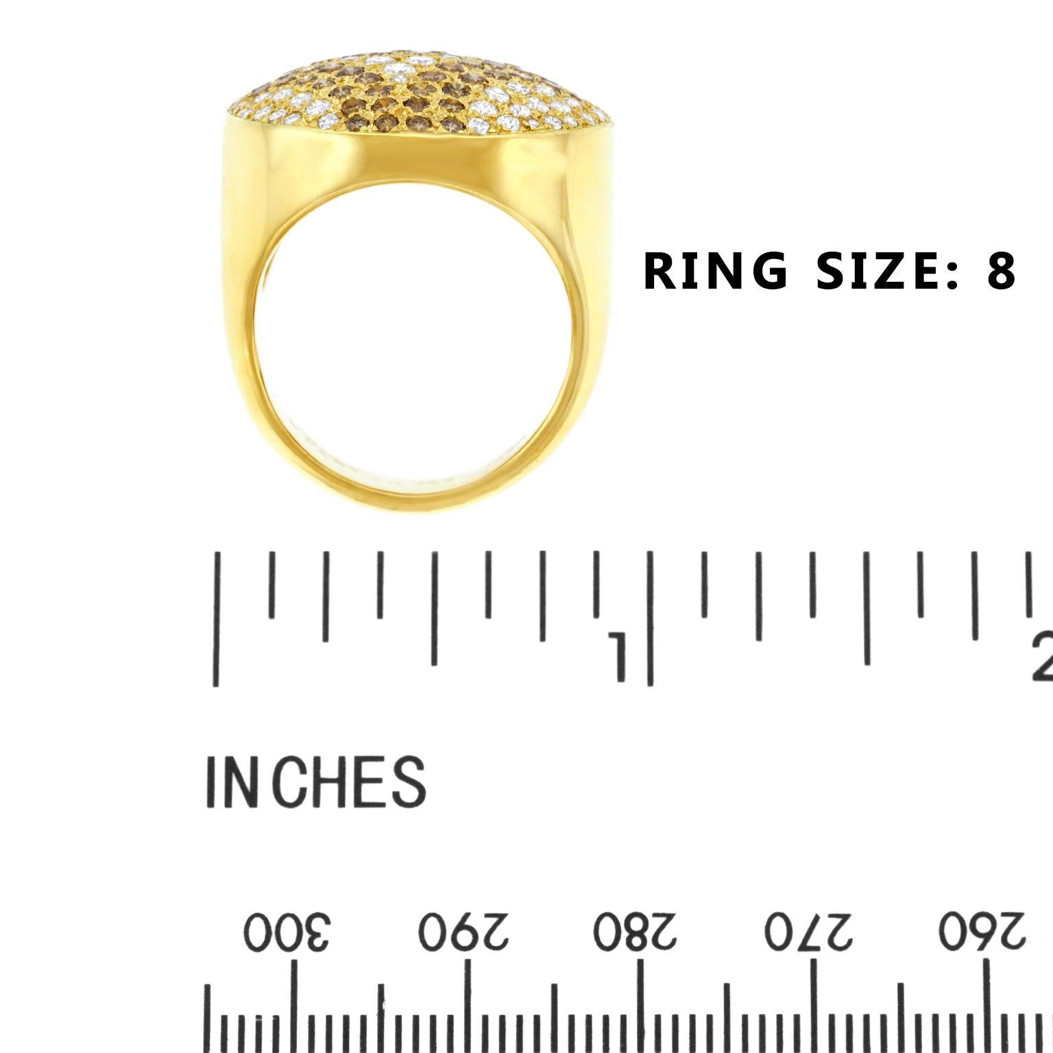 Cartier Diamond Set Gold Ring 2