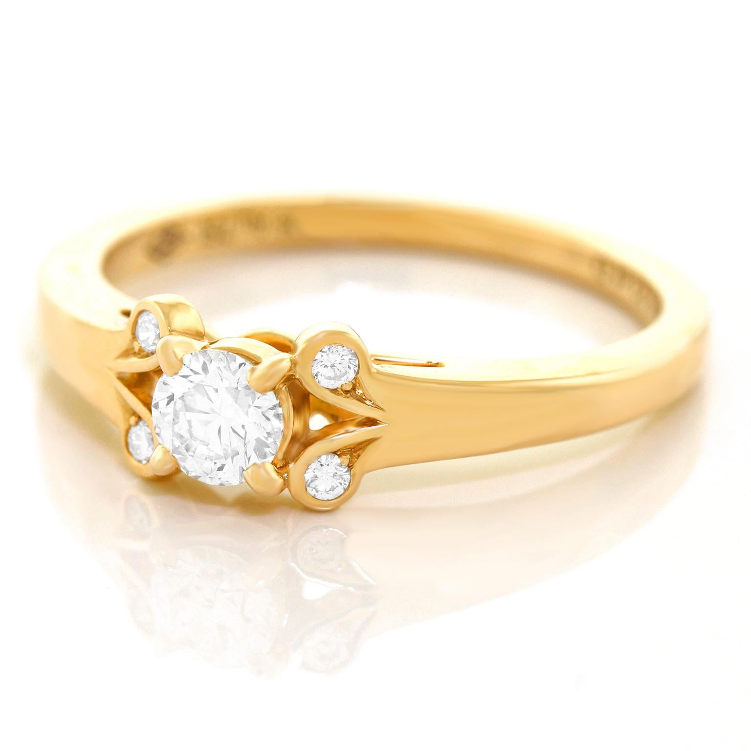Cartier Diamond Set Gold Ring 3