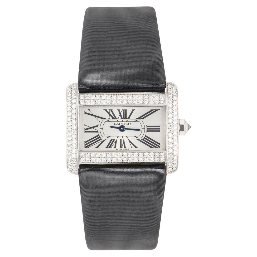 Cartier Diamond Set Tank Divan WA301236 Watch