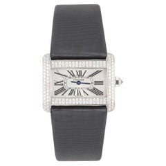 Cartier Diamond Set Tank Divan WA301236 Watch