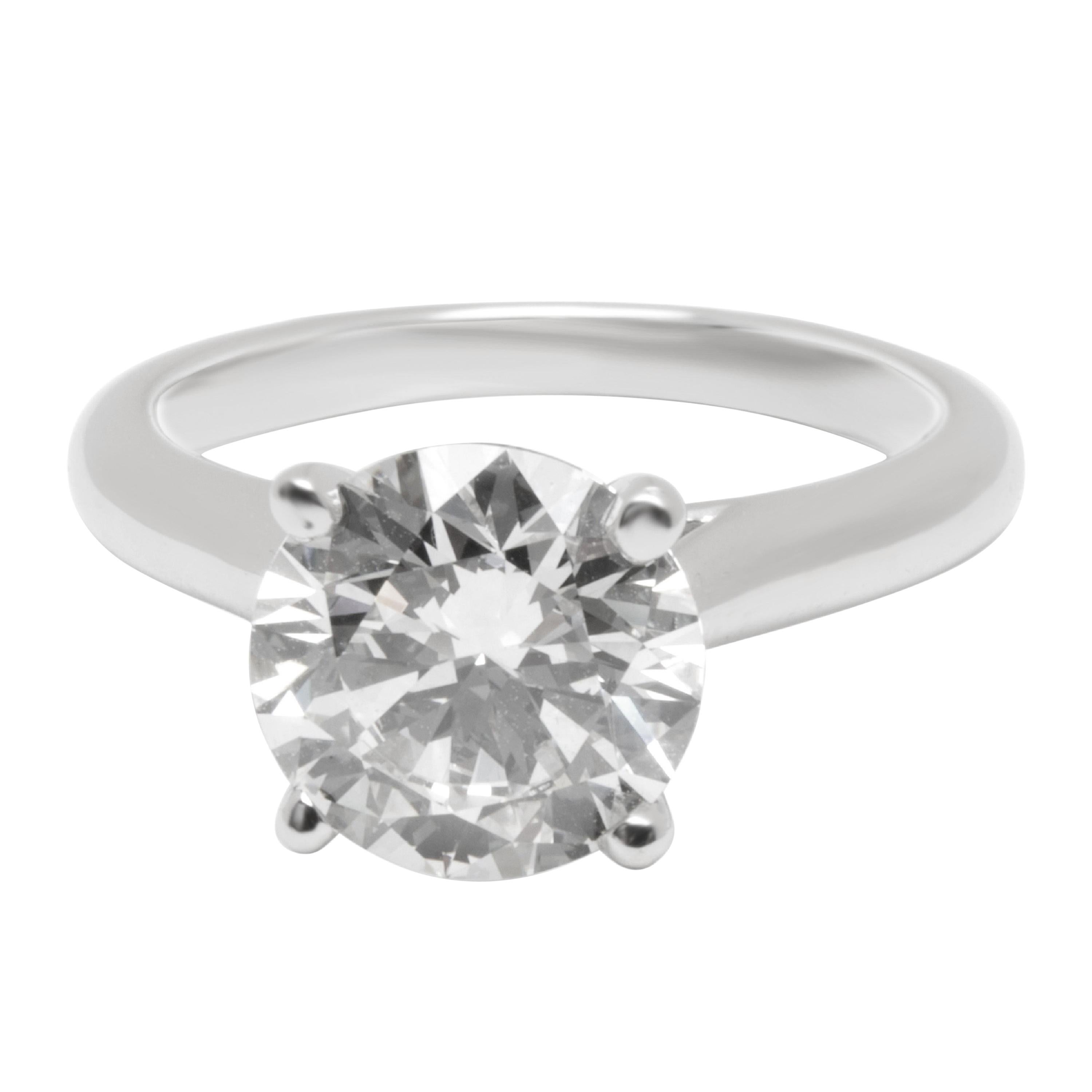 Cartier Diamond Solitaire Engagement Ring in Platinum ‘2.01 Carat H/VS1’