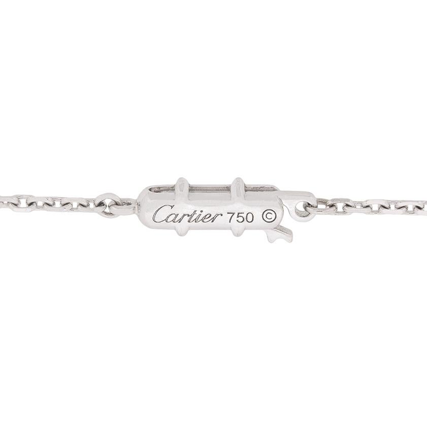 cartier diamond solitaire necklace