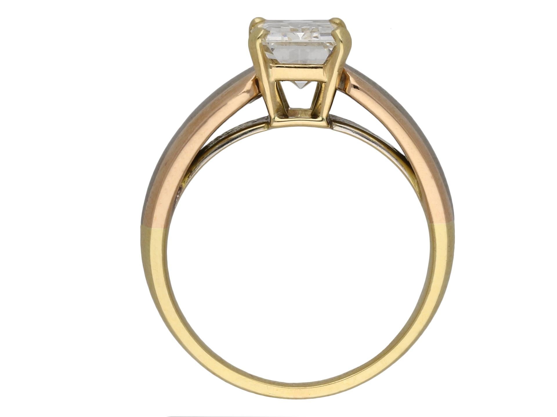 Cartier Diamond Solitaire Ring, English, circa 1980 In Good Condition In London, GB