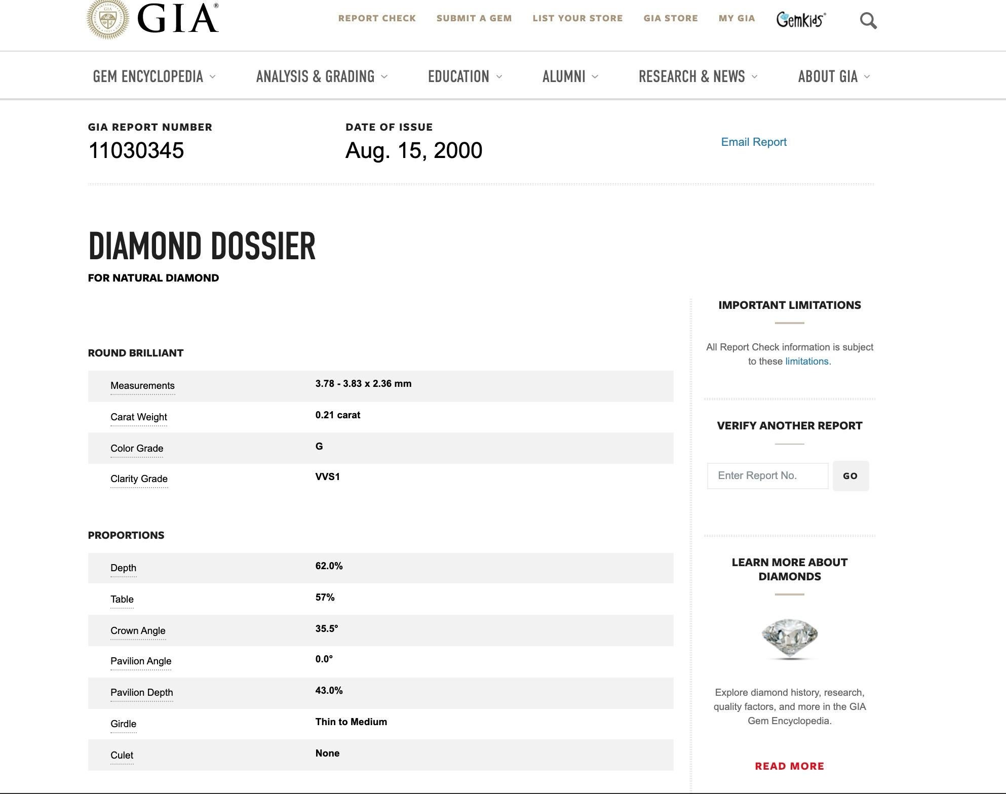 Cartier Cartier Diamant Solitär Ring in Platin GIA zertifiziert G VVS1 0,21 CT Damen im Angebot