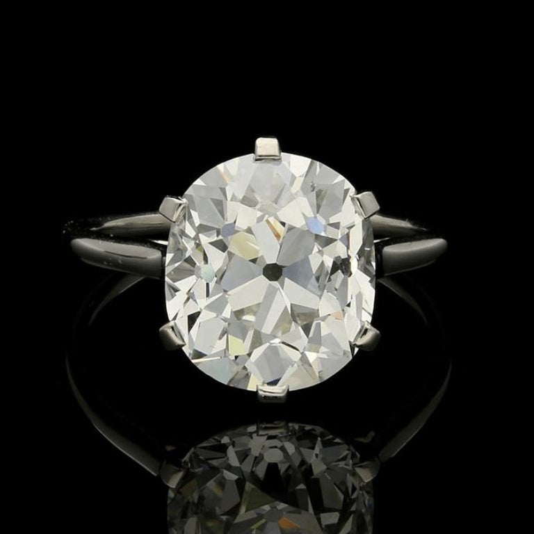 cartier diamond solitaire ring