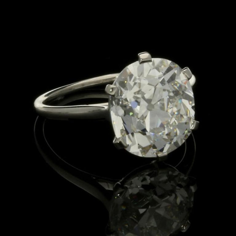 cartier diamond solitaire ring