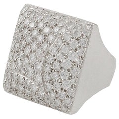 Cartier Diamond Square Shape Ring