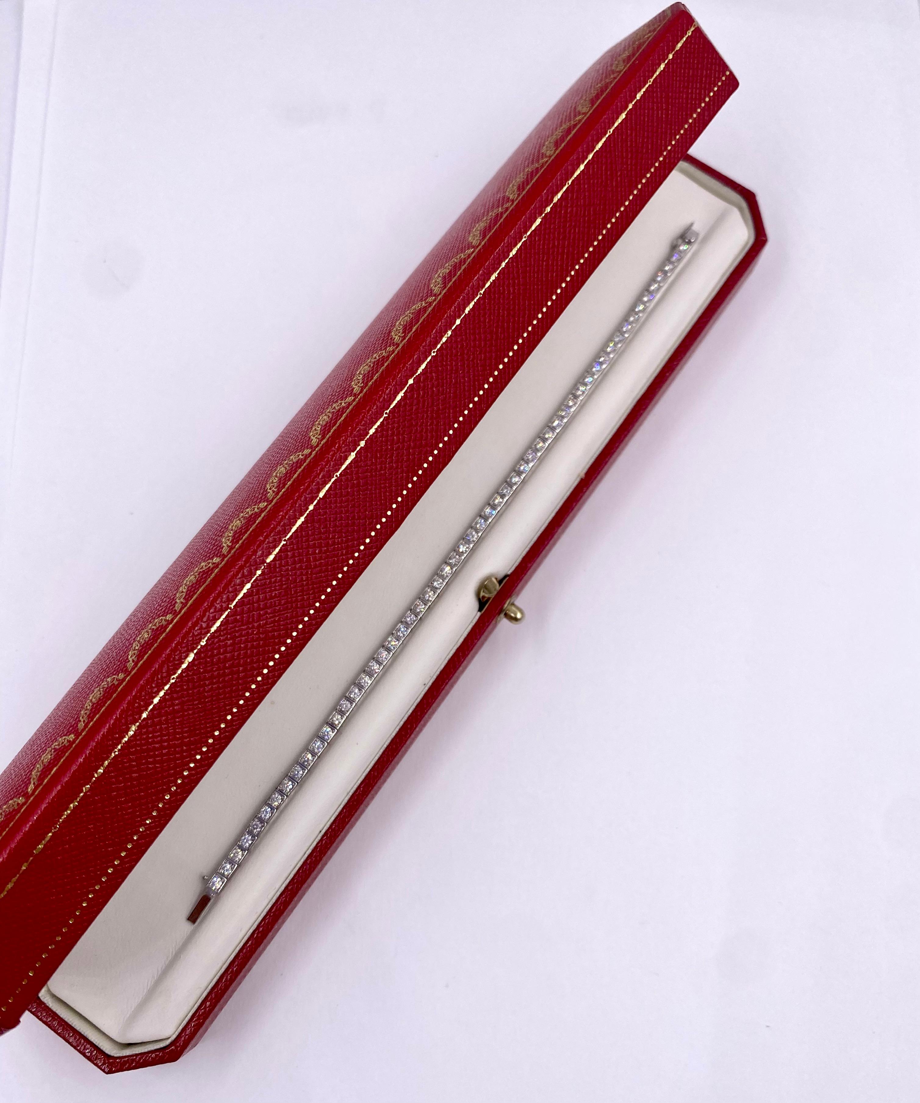 Cartier Diamond Tennis Bracelet 1