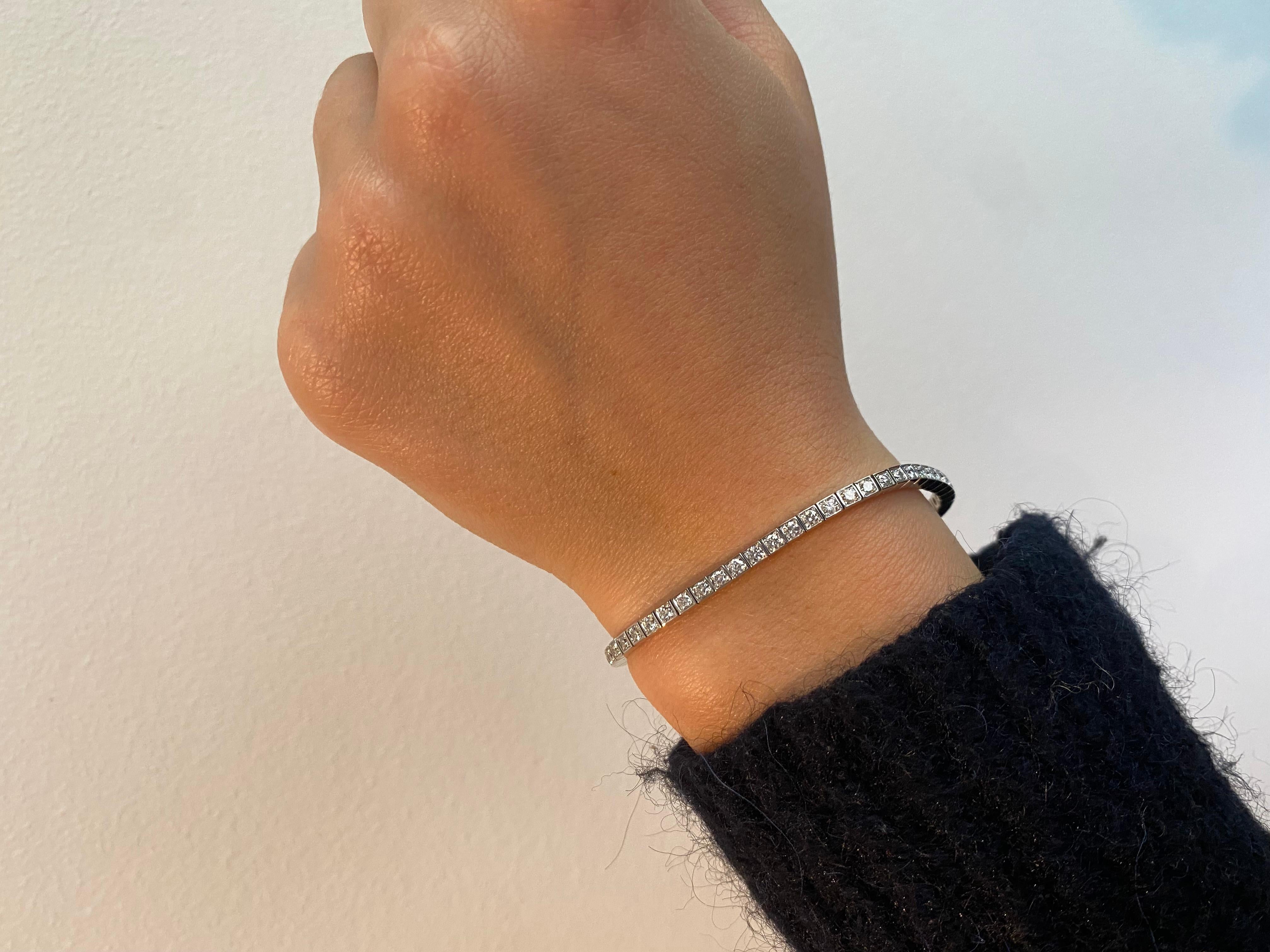 Cartier Diamond Tennis Bracelet 2