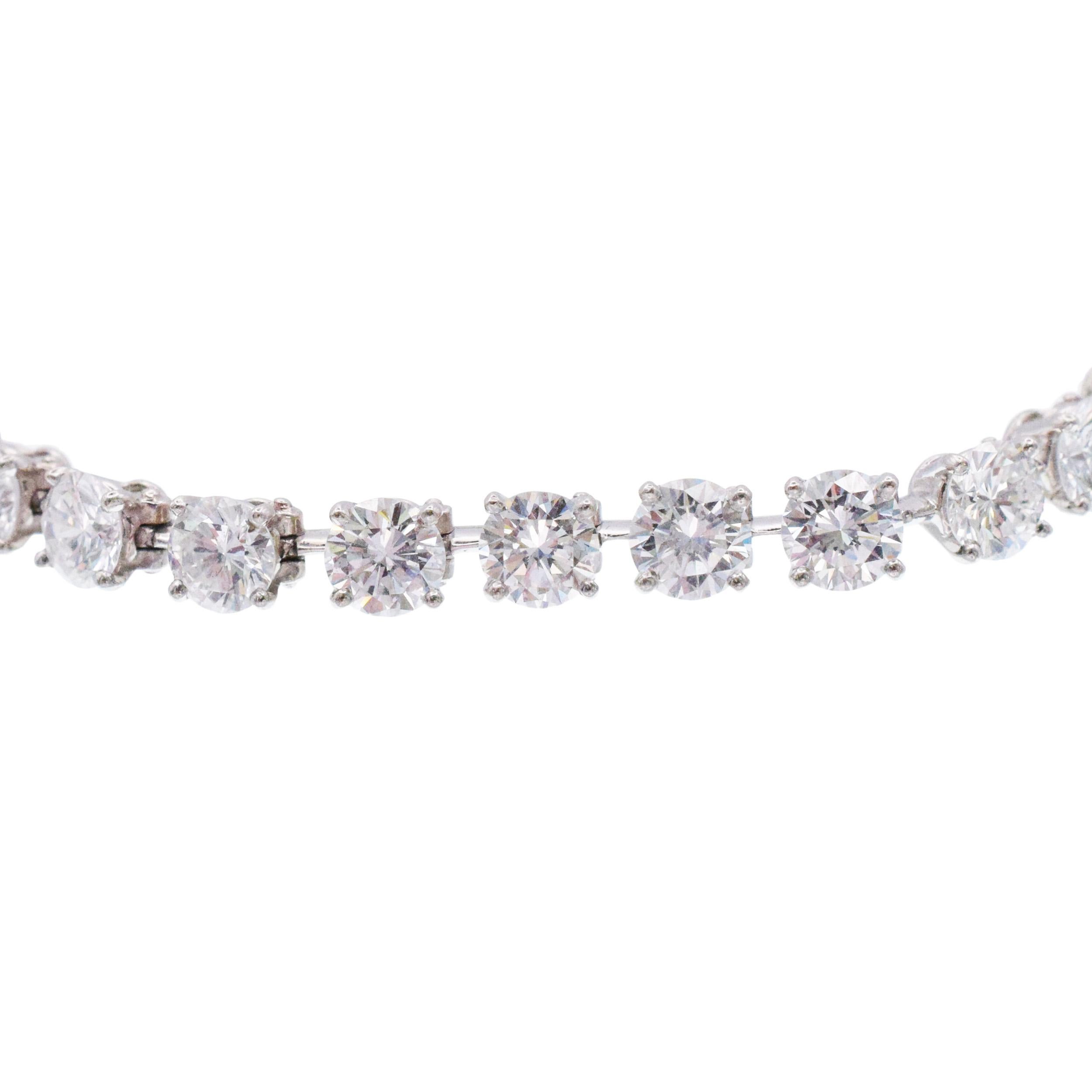 Cartier Diamond Tennis Bracelet in Platinum. 2