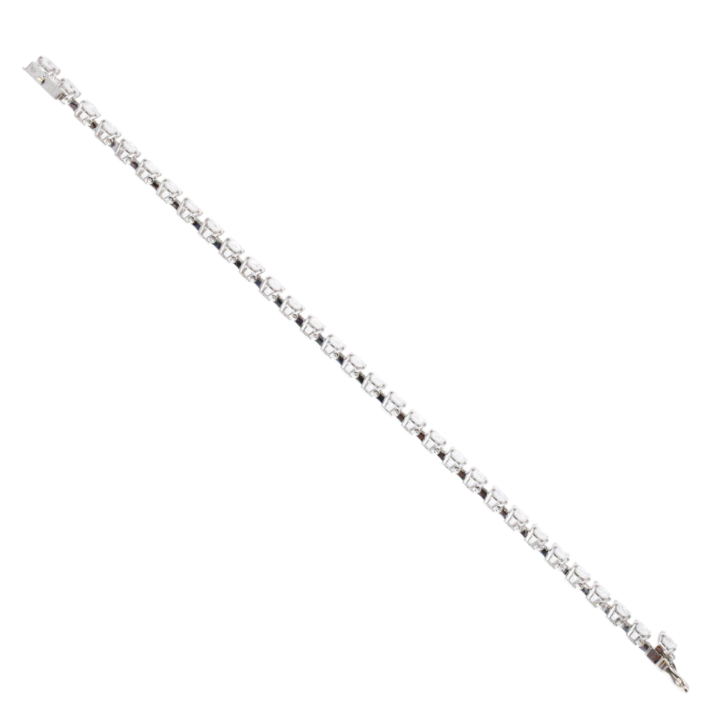 Cartier Diamond Tennis Bracelet in Platinum. 3
