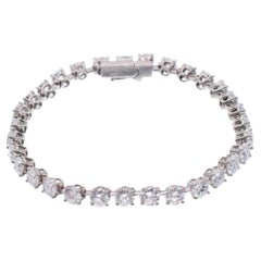 Cartier Diamant-Tennisarmband aus Platin.