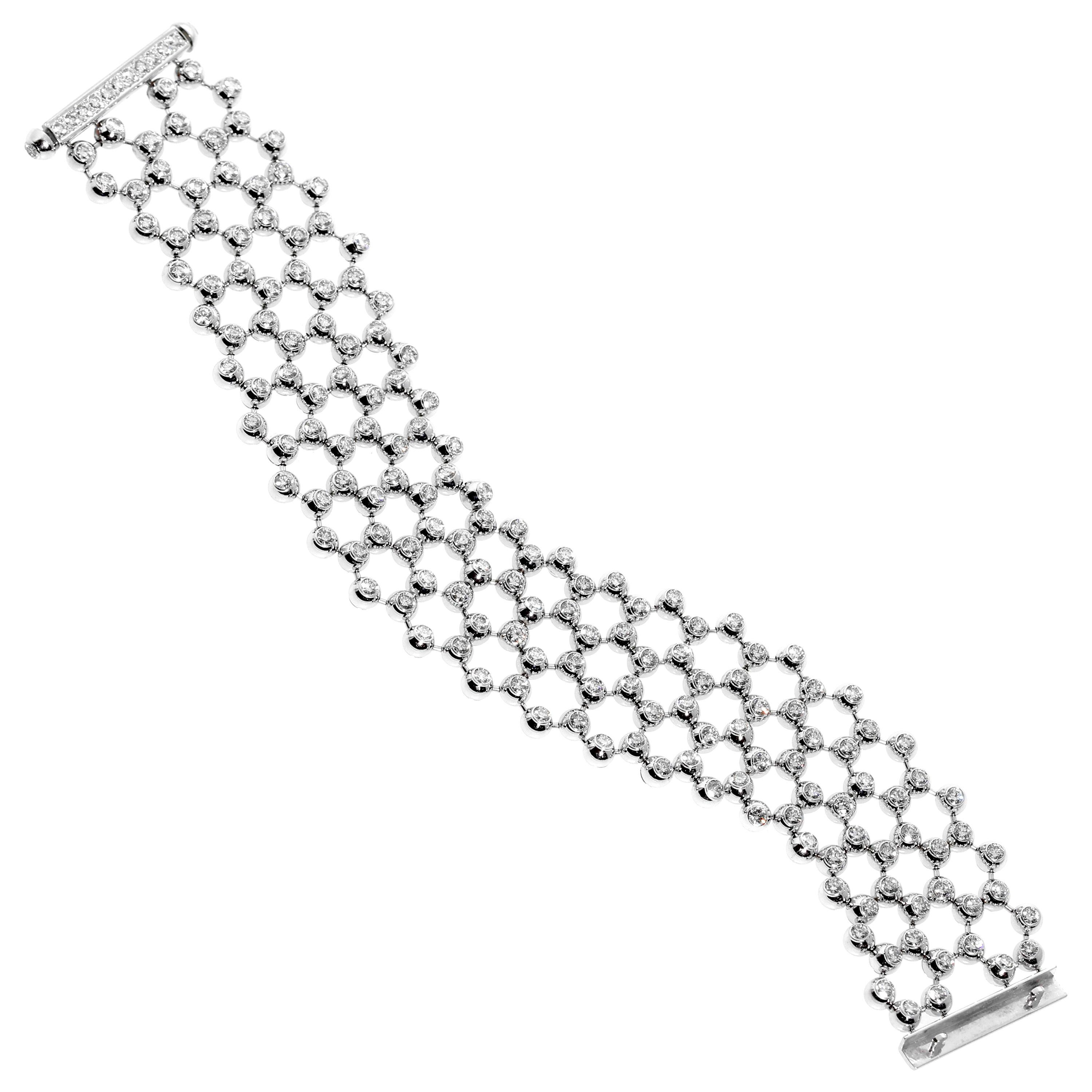 Cartier Diamond Tennis Multistrand Bracelet