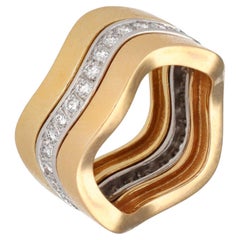 CARTIER  Diamond Trinity Neptune Ring