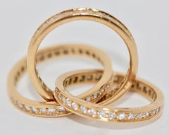Cartier Diamond Trinity Ring:: 18 Karat Gold