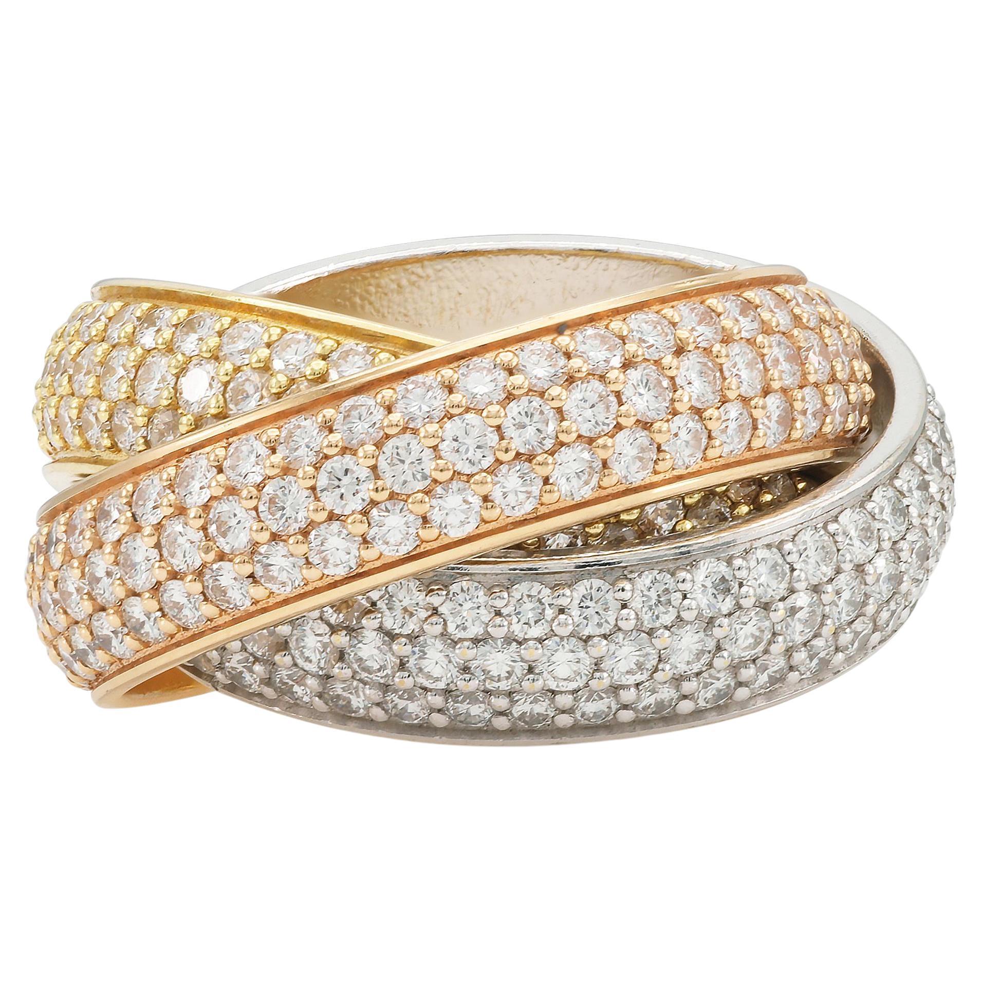Cartier Diamond Trinity Ring
