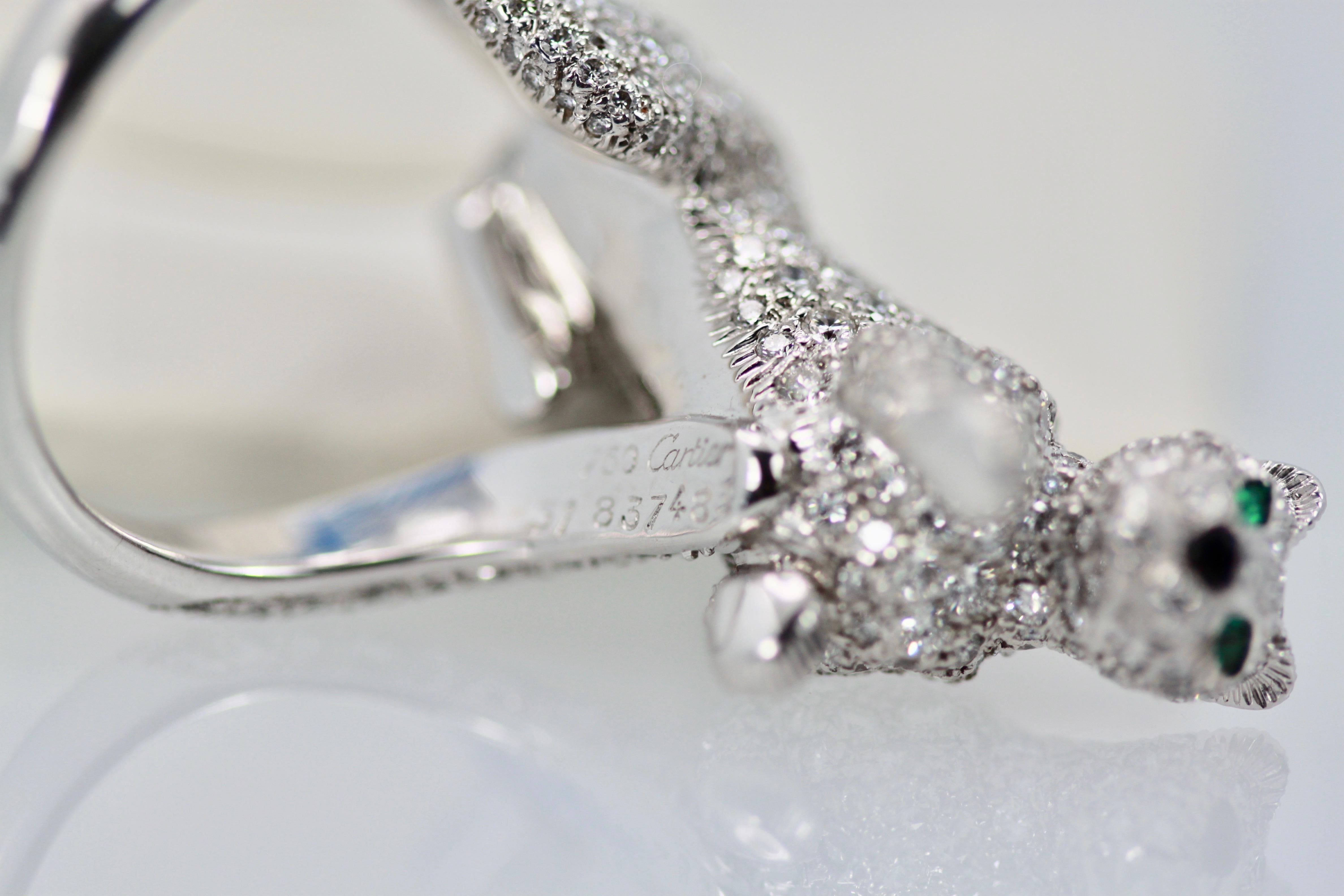 Cartier Diamond Walking Panthere Ring 3