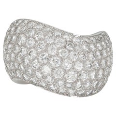 Cartier Diamond Wave Ring