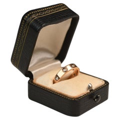 Cartier Diamond Wedding Band. 0.20TCW Round Diamond Eternity Band 18k Rose Gold